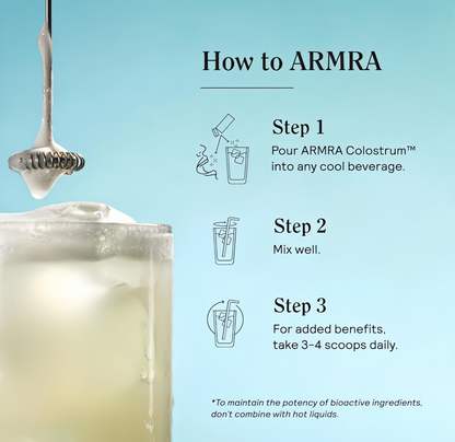ARMRA Colostrum™|Unflavored Jar|120 Servings